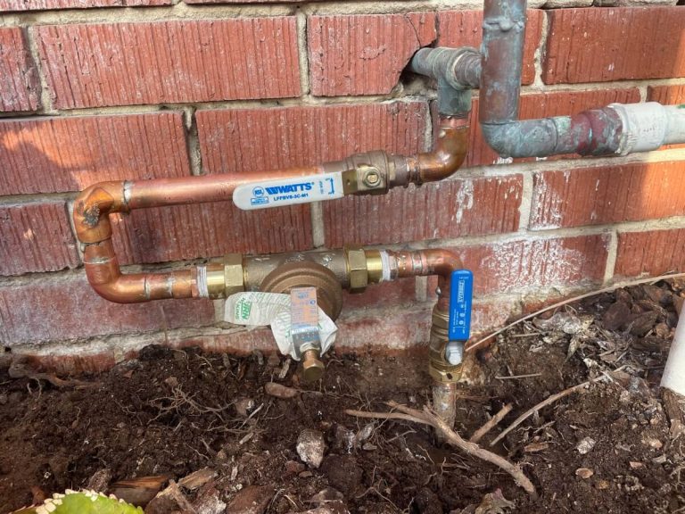 A new Water Pressure Regulator was installed to decrease a water pressure in the house.