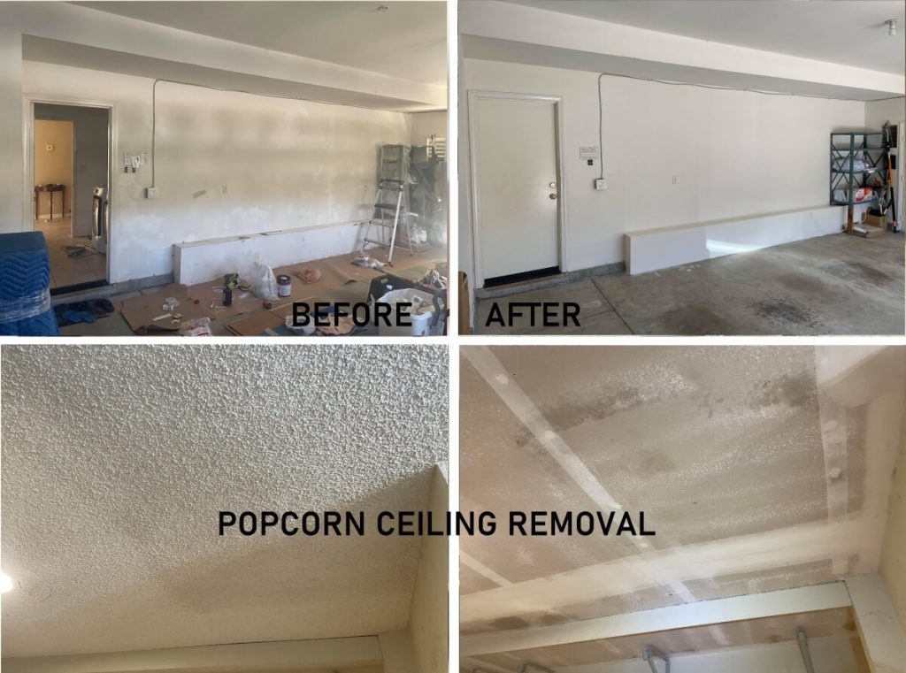 handyman services popcorn ceiling removal